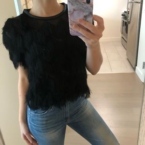 Rebecca Minkoff Tassle Top